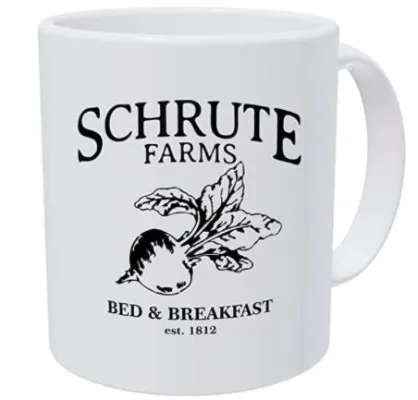 Grafeeks Schrute Farms, Bed And Breakfast Mug - Amazon