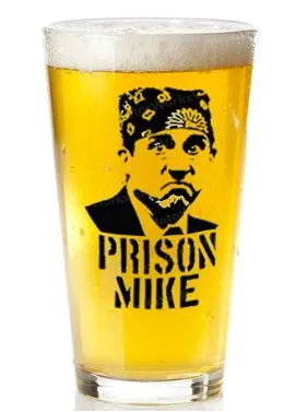 Verre à bière Prison Mike - The Office Merchandise - Amazon
