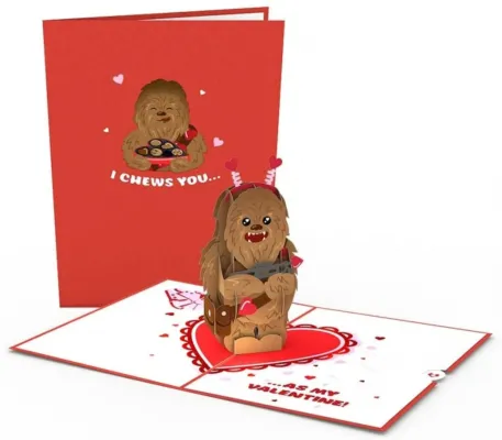 A szerelem legyen veled ezen a Valentin-napon a Star Wars felugró kártyákkal