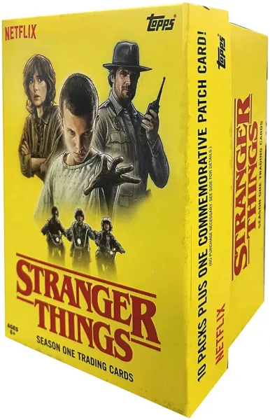   トップスをチェック' Stranger Things trading cards set on Amazon.
